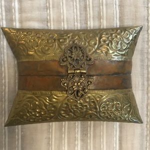 Vintage brass clutch